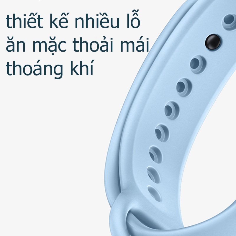 Dây Đeo Cao Su Thay Thế Cho Xiaomi Miband 5/6/7 MIband 3/4 Chất Lượng cao
