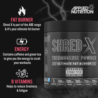 Pre workout Applied Nutrition Shred X 300g