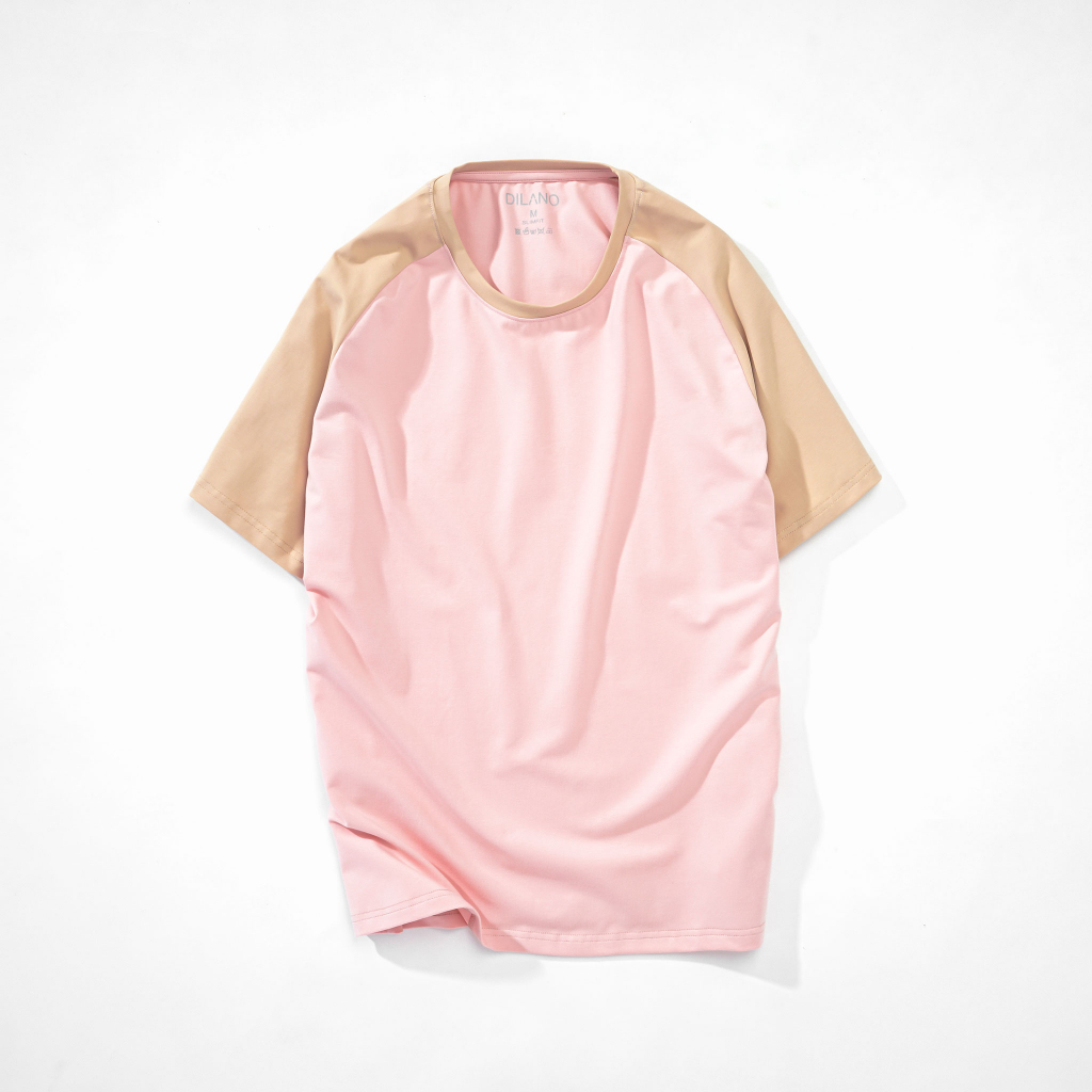 Áo phông unisex nam nữ, áo thun raglan DILANO vải cotton cao cấp - AT23