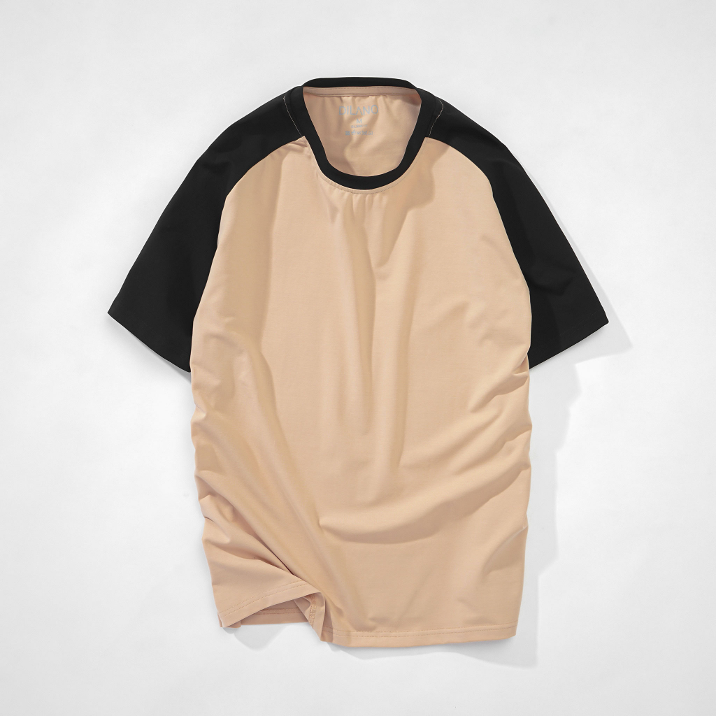 Áo phông unisex nam nữ, áo thun raglan DILANO vải cotton cao cấp - AT23