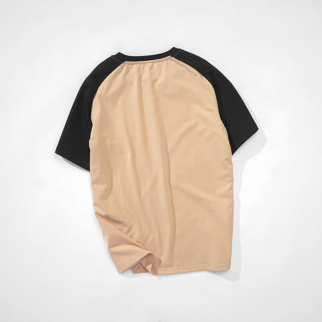 Áo phông unisex nam nữ, áo thun raglan DILANO vải cotton cao cấp - AT23