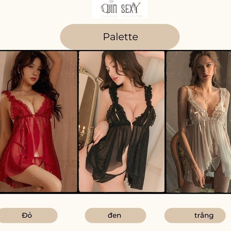 VN105 Váy Ngủ Quyến Rũ Kèm Chip Sexy