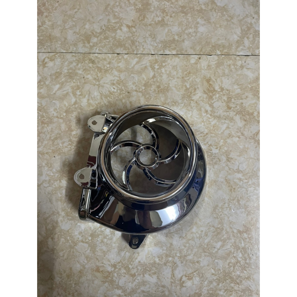 Bộ 3 món xe Vision 2011-2013 che pô, pô E, quạt crom xi