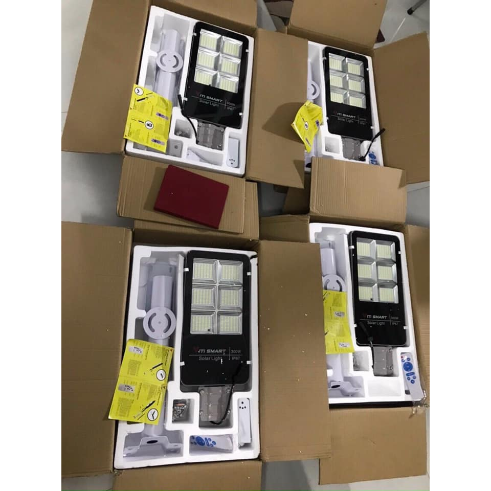 Đèn đường phố năng lượng mặt trời công suất 300W Chính Hãng tuổi thọ 10 năm, Đèn trang trí sân vườn khuôn viên lớn