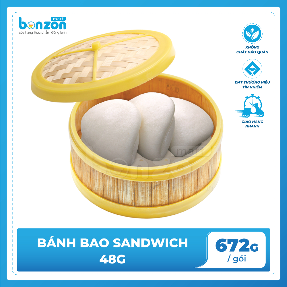 Bonzon - Bánh bao sandwich 672g