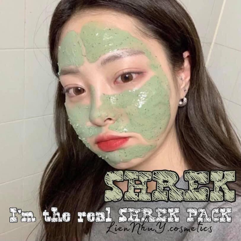 MẶT NẠ ĐẤT SÉT BẠC HÀ Dreamworks I'm The Real Shrek Pack 110g