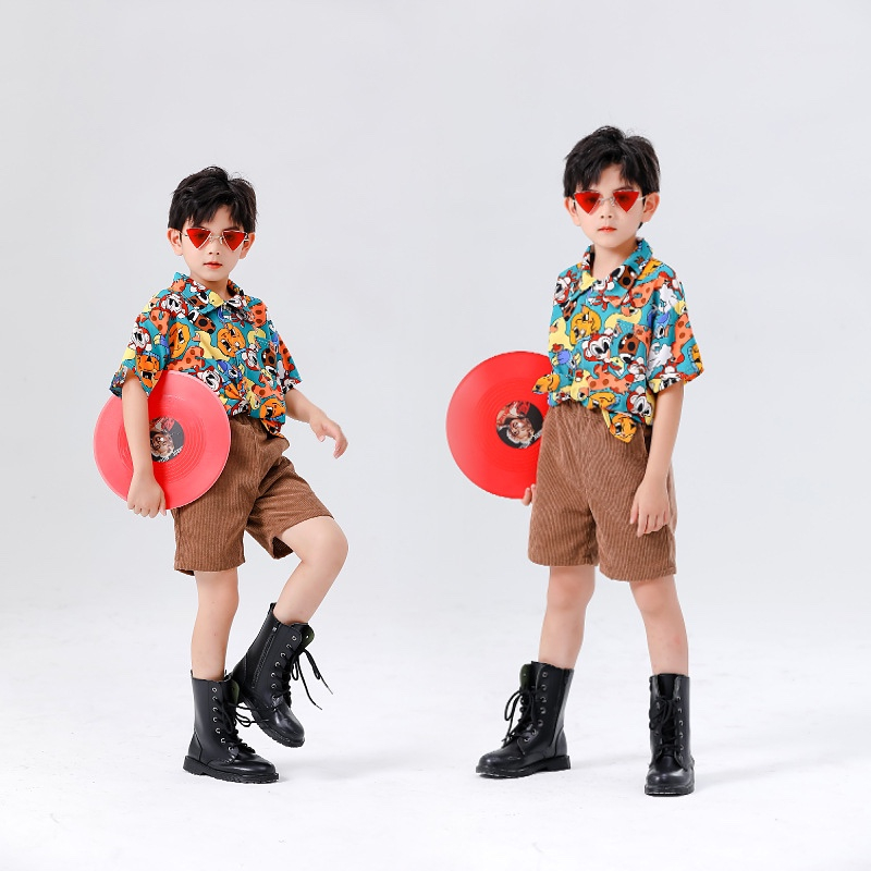 Áo Sơ Mi Cho Bé Họa Tiết Động Vật - Sư Tử Nhỏ Kids