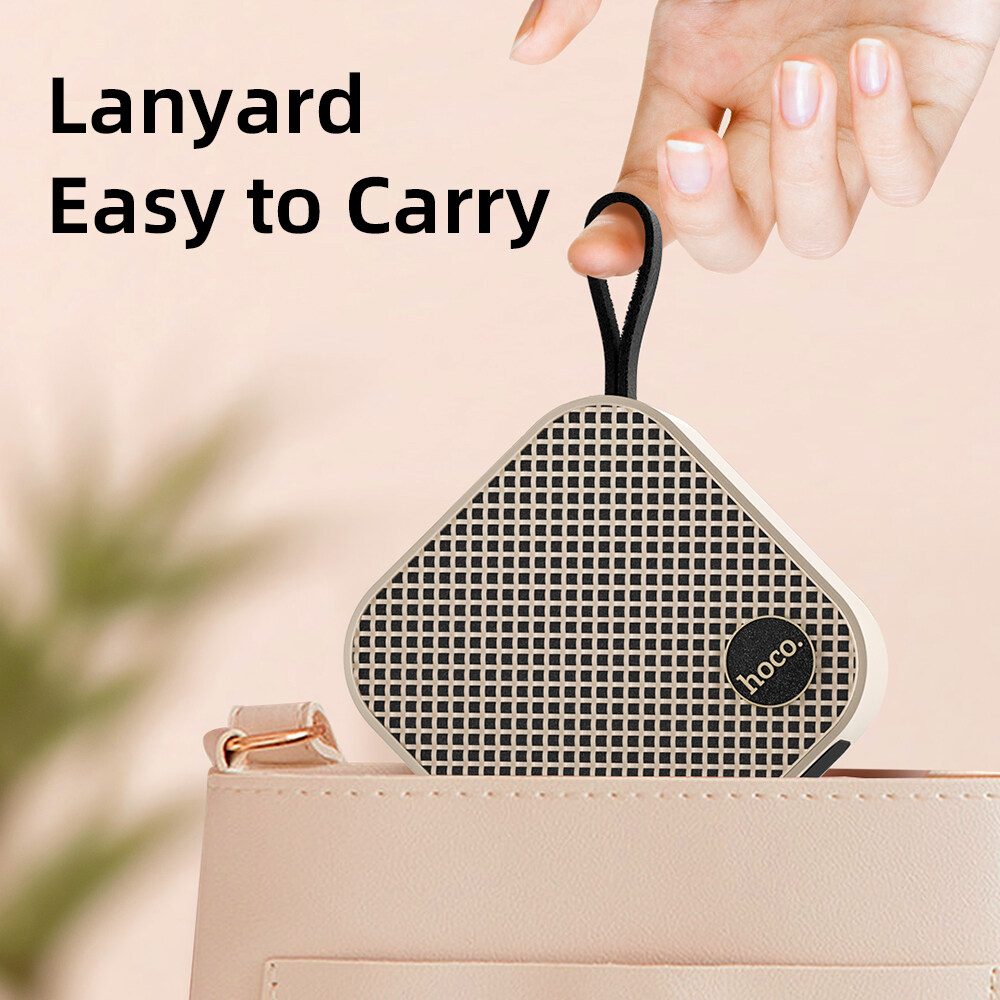 Loa Bluetooth Hoco HC22 Âm Thanh Vòm Siêu Trầm Hỗ Trợ Khe Cắm Thẻ Nhớ, 4h Nghe Nhạc Stereo Hàng Chính Hãng