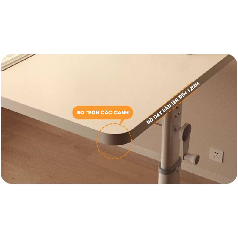 Bàn Làm Việc Bàn Học Thông Minh Tùy Chỉnh Độ Cao Mặt Bàn Thích Hợp Nhiều Không Gian AnHome Pehouse
