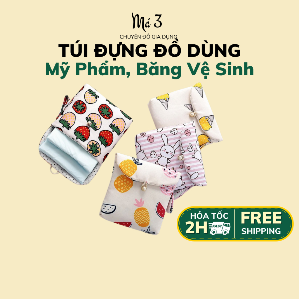 Ví đựng băng vệ sinh, ví mini đựng tiền, đựng thẻ