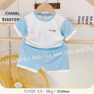 Đồ Bộ Bé Trai Bé Gái Cộc Tay TUTI30 Chính Hãng Vải Thun Lạnh - Cho trẻ từ 3,5 -18kg