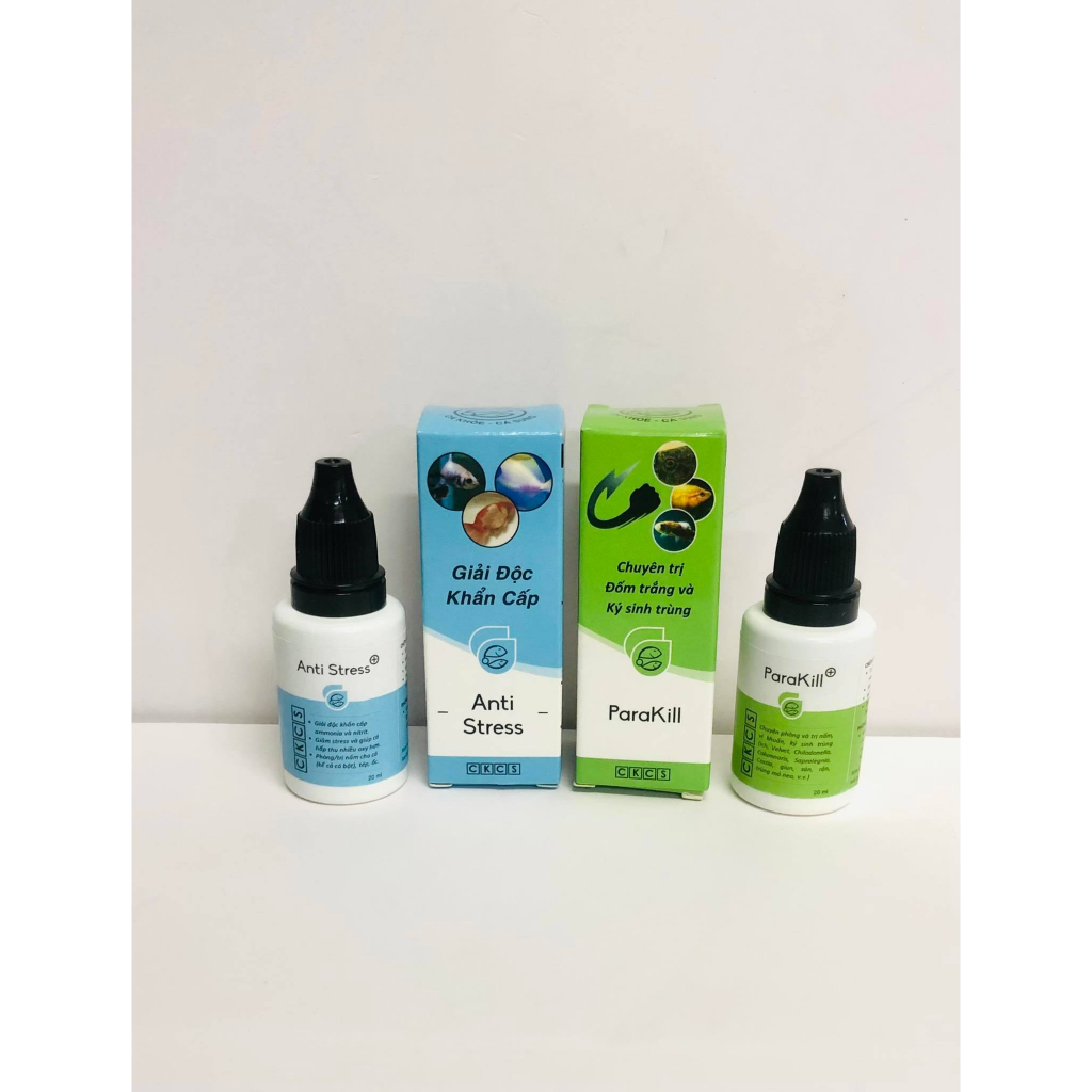Anti Stress và ParaKill - Chuyên dưỡng và giảm căng thẳng cho cá cảnh