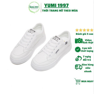 (CÓ SẴN) GIÀY BÁNH MÌ TRẮNG XÁM ĐẾ 5CM (BẢN MỚI NHẤT)