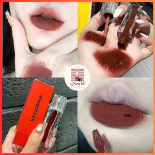 Son Kem Lì Kakashow Vân Đá Gương Trong Suốt, Chất Son Velvet