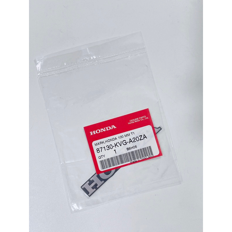 Tem chữ Honda chính hãng TLan 10.2x1.4cm có sẵn keo, dán trang trí xe có 3 màu lựa chọn