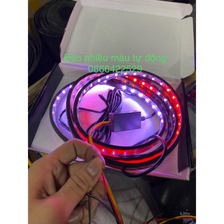 Dây led gắn đầu xe giọt nước chạy tự động 12v 24v chung , đèn led gắn đầu xe điện cực đẹp