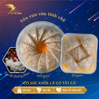 Yến vụn vừa đắp tổ - Yến sào Đỗ Thị Toán có kèm đồ chưng- yến sào nguyên chất