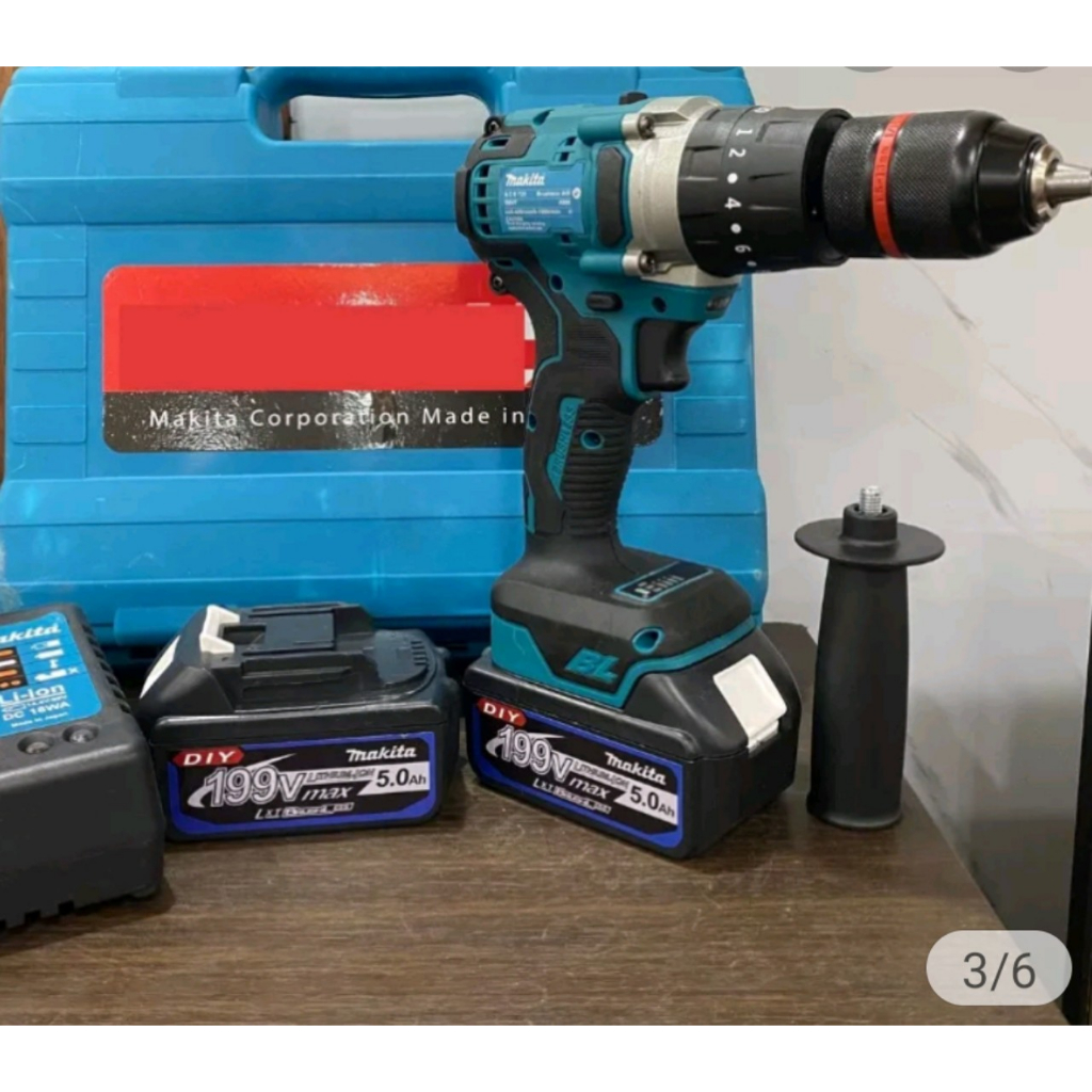 Máy Khoan Pin - Máy Bắt Vít Chuyên Dụng Makita 198V Không Chổi Than ko