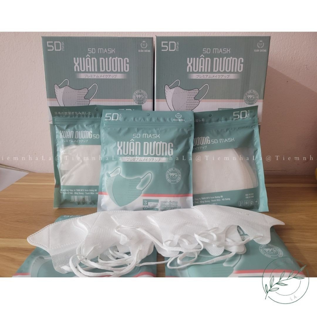 Khẩu trang 5D Mask kháng khuẩn ngăn bụi cao cấp Xuân Dương