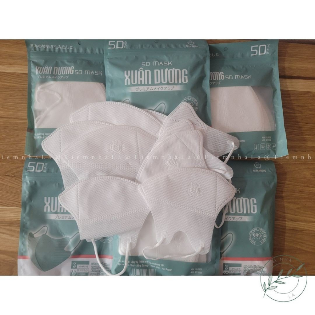 Khẩu trang 5D Mask kháng khuẩn ngăn bụi cao cấp Xuân Dương