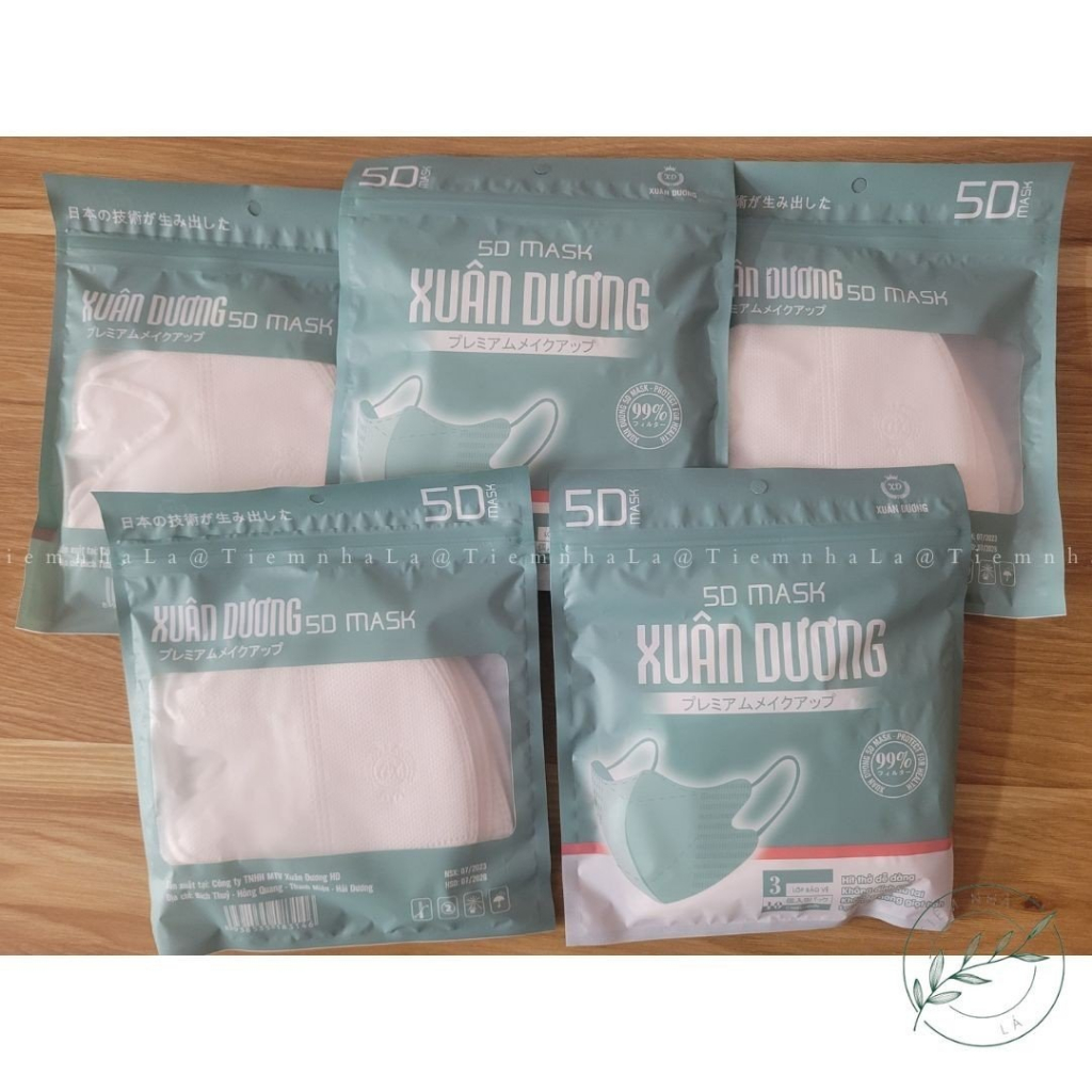 Khẩu trang 5D Mask kháng khuẩn ngăn bụi cao cấp Xuân Dương