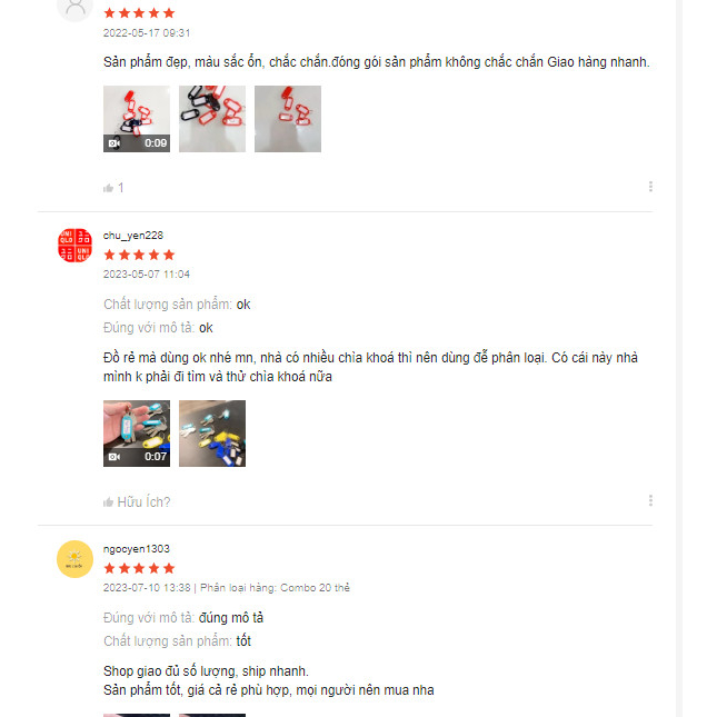 Combo 20 thẻ đánh dấu phân loại,thẻ ghi nhớ gắn móc chìa khóa,móc khoá nhiều màu giúp bạn phân loại rõ ràng