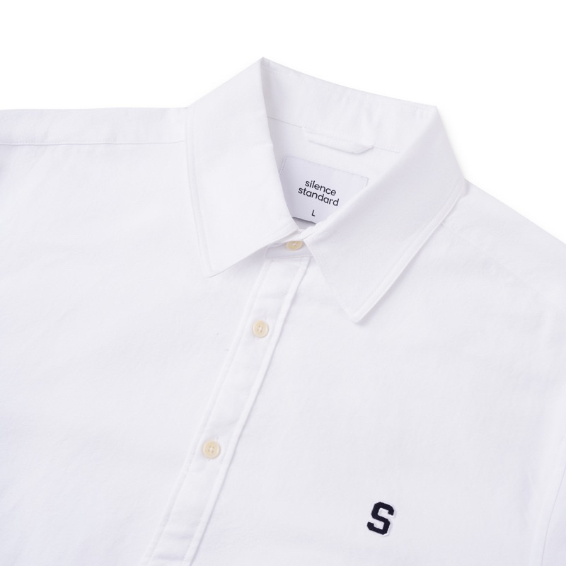 Áo sơ mi SilenceStandard Eco Oxford Logo S/Basic [SO06]