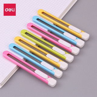 Dao Rọc Giấy Deli SK5 Dao Rọc Giấy Mini Có Thể Thay Lưỡi Deli 2054