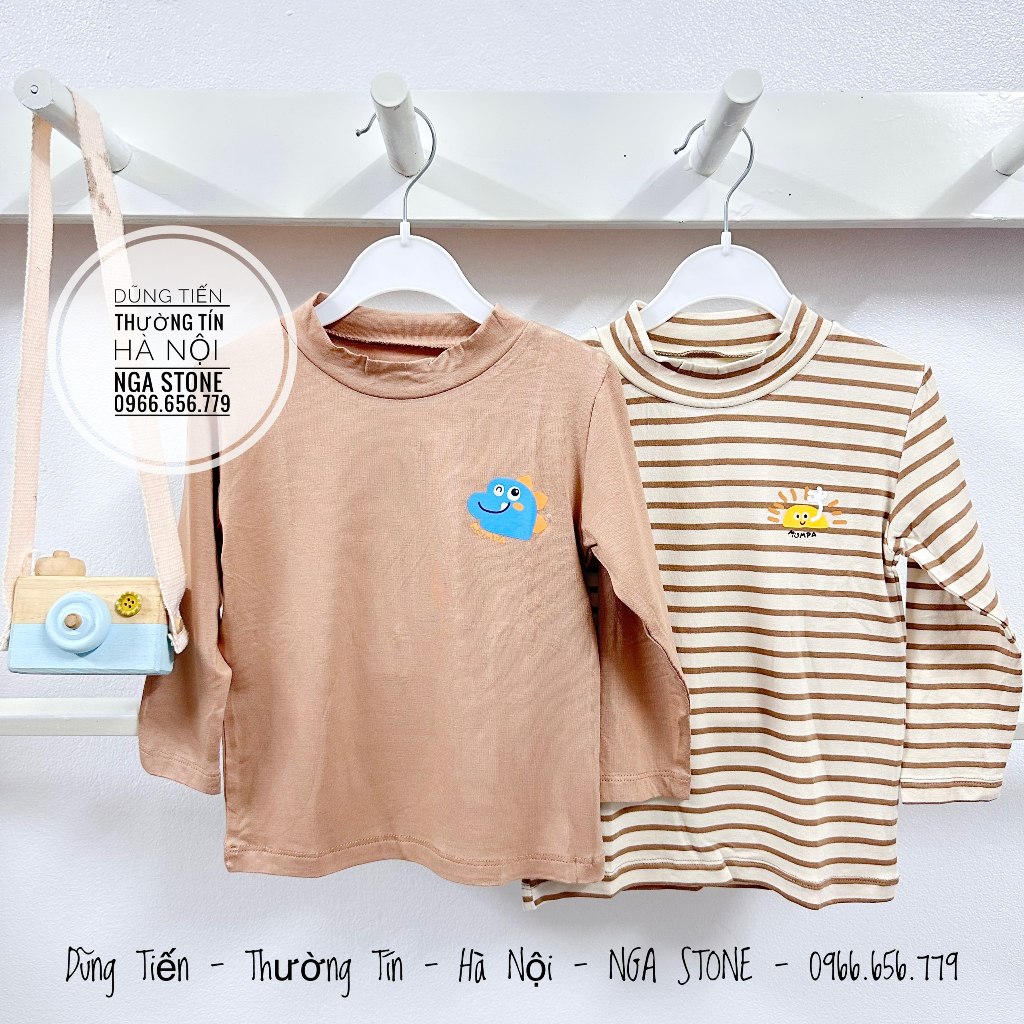 Set 2 áo giữ nhiệt cho bé trai bé gái hãng mompa