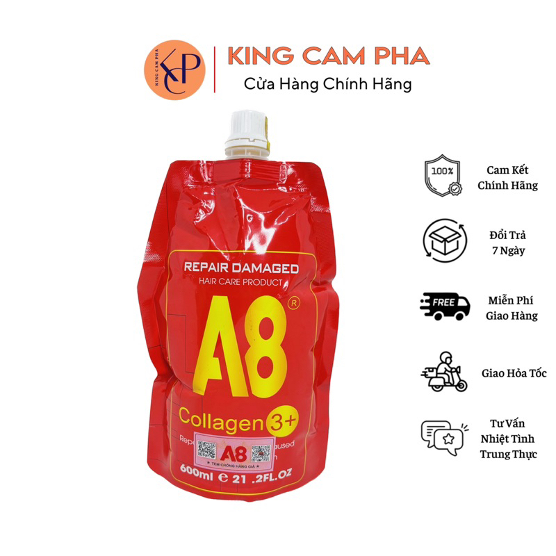 Phục Hồi Tóc Collagen A8 Hàng Chính Hãng Mẫu Mới