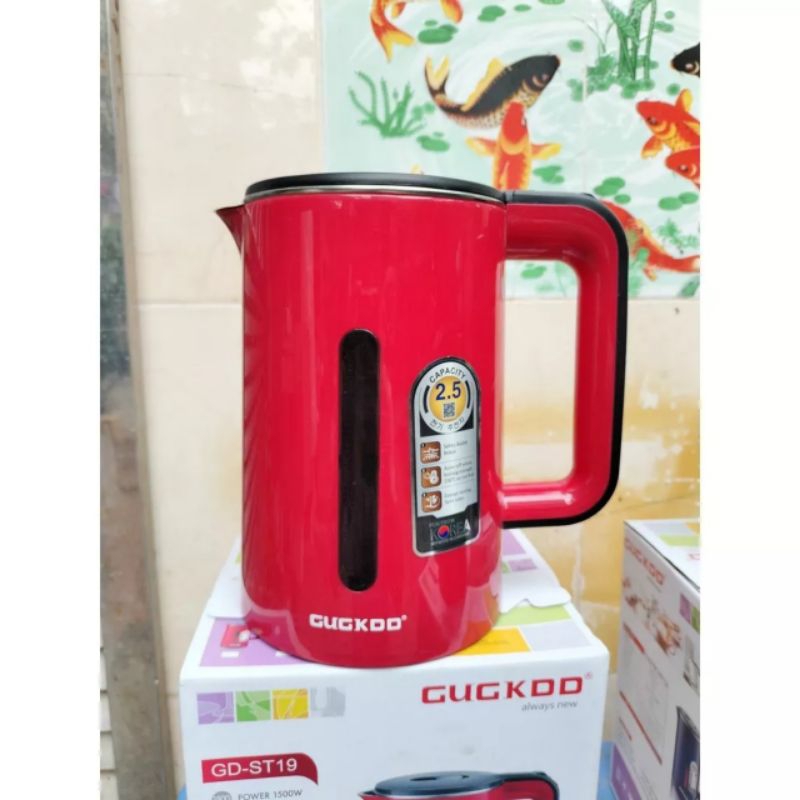 Ấm siêu tốc , bình siêu tốc Mumcook 2 Lớp 2.5 Lít