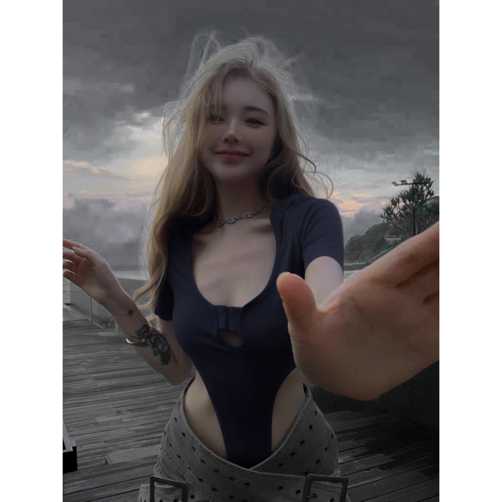 ÁO BODYSUIT TAY NGẮN  [TNT SHOP BIGSIZE 60KG 90KG] | BigBuy360 - bigbuy360.vn