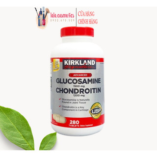 [Date 11/2026] Viên uống bổ xương khớp KIRKLAND Signature Glucosamine 1500mg with Chondrotin 1200mg của Mỹ 280 viên