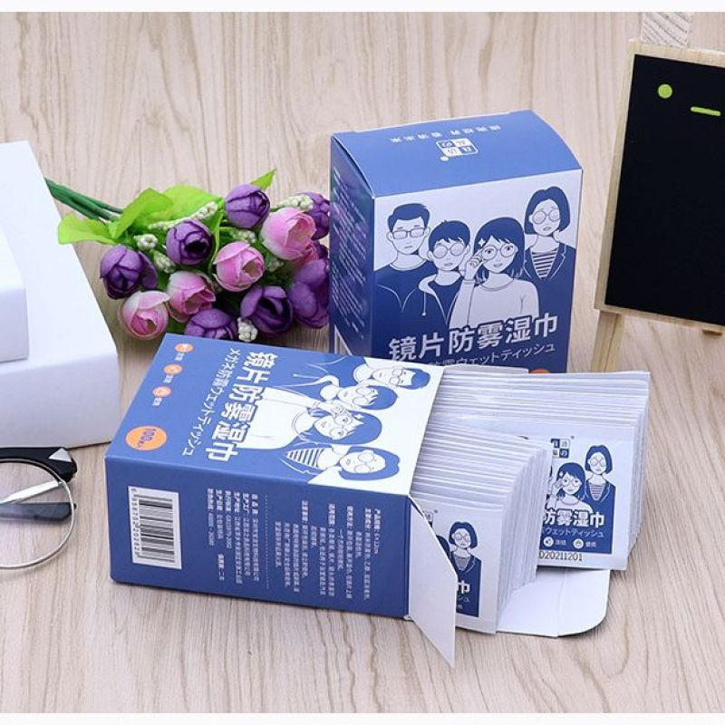 Hộp 100 miếng khăn lau kính Nano