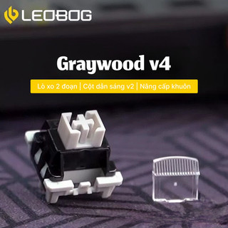 LEOBOG SWITCH ICESOUL TRONG SUỐT, NIMBUS V3, GRAYWOOD V4 V3 VÀ LEOBOG ROCKLEE ĐÃ PRELUBED SWITCH BÀN PHÍM CƠ