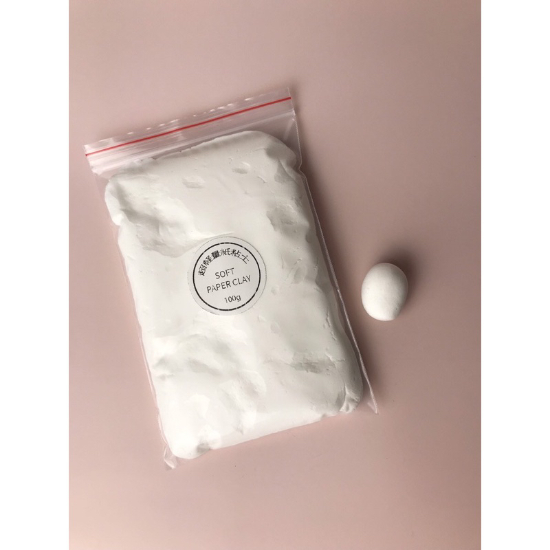 Đất sét tự khô, đất sét giấy Nhật Bản nhiều màu SOFT PAPER CLAY gói 100g - chuyên cho thợ