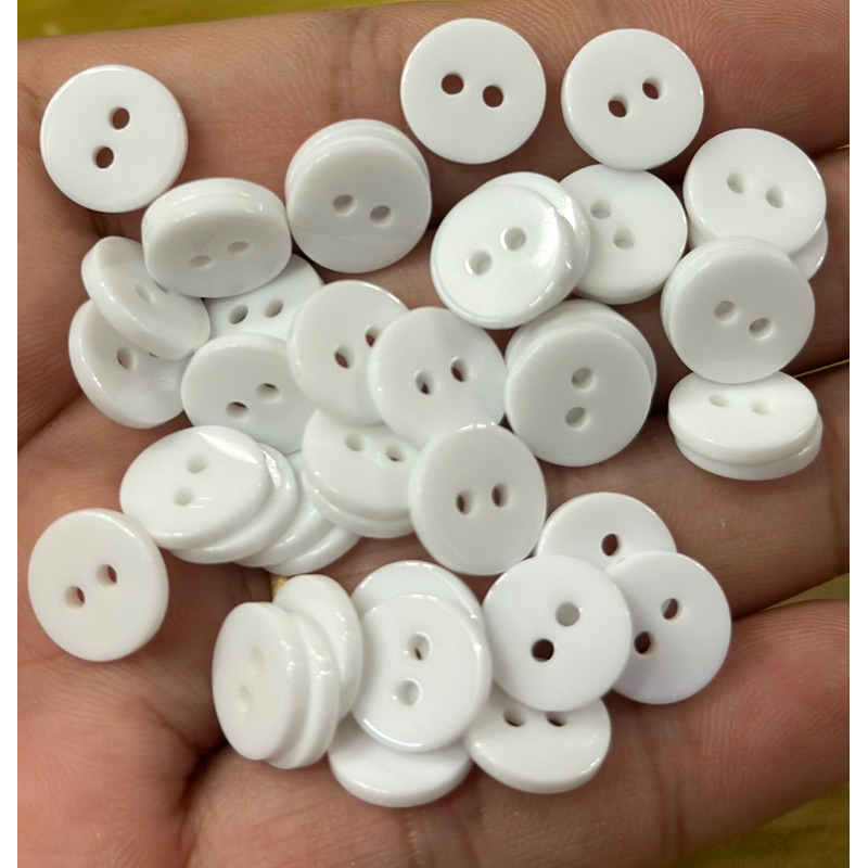 Sét 50 - 100 Nút áo sơ mi 2 lỗ  nhiều màu