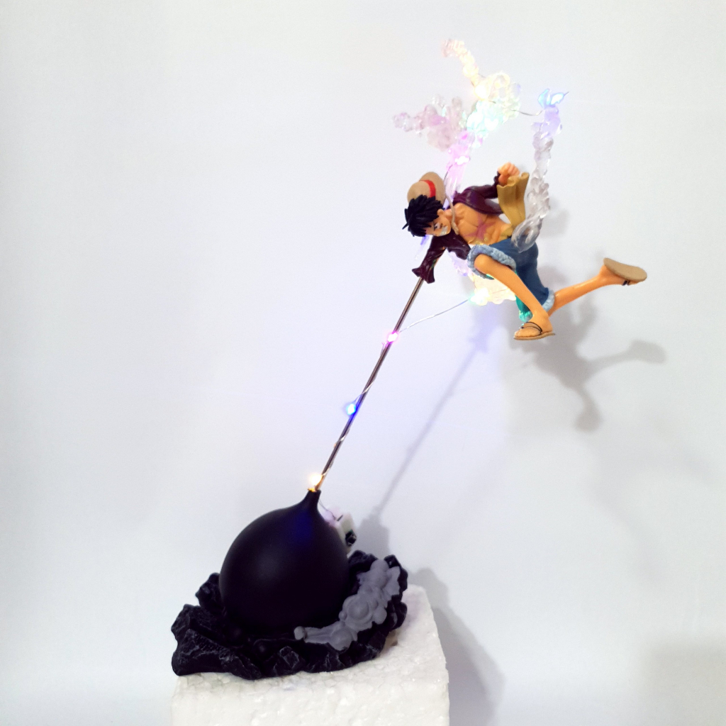 Mô hình Luffy Gear 3 có nắm đấm đen siêu to khổng lồ, cao 28 cm - Nobox - Mô hình One Piece