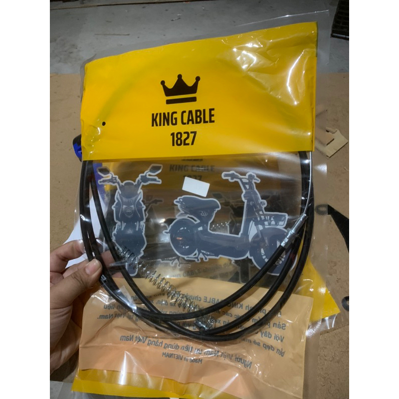 Dây phanh trước 1,25m lắp mọi loại xe