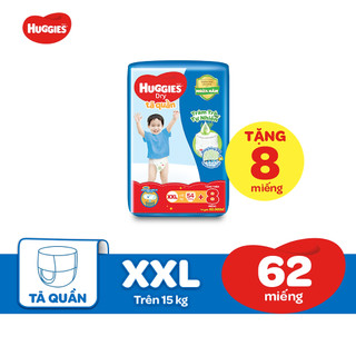 [Tặng Thêm 8 miếng] Bỉm quần huggies (M76, L68, XL60, XXL54)...