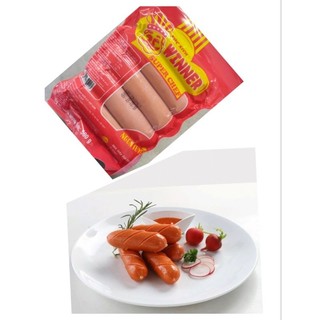 Xúc xích ăn liền hàng nhà máy CBTP CPVN loại 12 cây/ gói bao bì 500gr