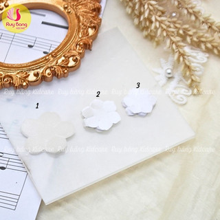 Cánh hoa vải cắt sẵn , nguyên liệu làm hoa vải handmade