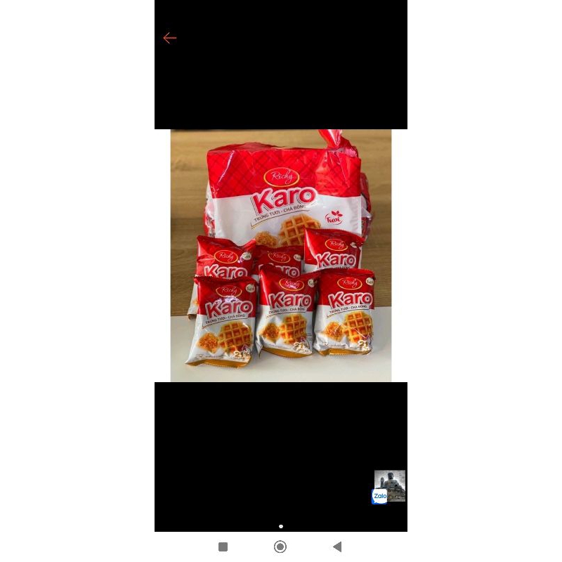 Bánh Karo trứng tươi