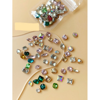 Set đá khối 50 viên mix màu cao cấp