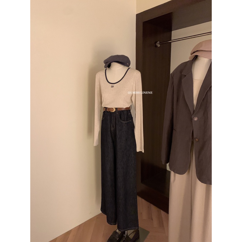 Quần jeans suông I Miss Linene 5172 🇰🇷