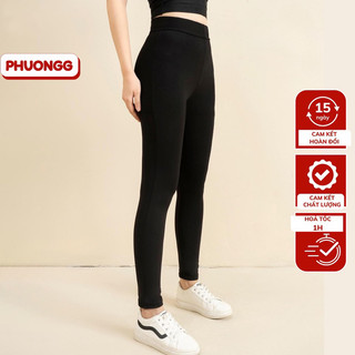 Quần legging cạp cao  Warm chất cotton  loại 1  co giãn đủ size không bai nhão