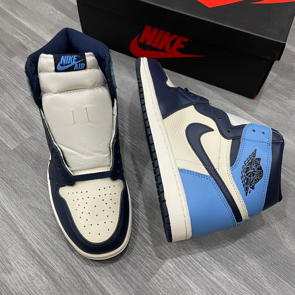 Giày JORDAN 1  High Obsidian