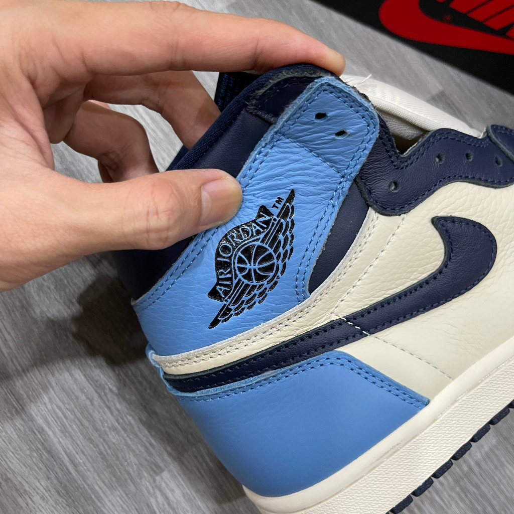 Giày JORDAN 1  High Obsidian