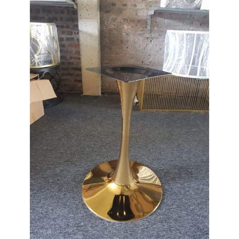 Chân bàn tulip-chân bàn cafe-chân bàn decor inox mạ vàng
