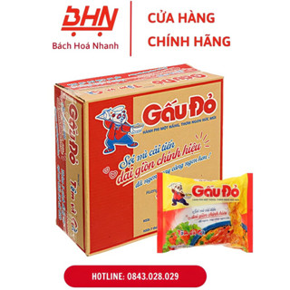 Thùng Mì Gấu Đỏ - VỊ TÔM VÀ GÀ